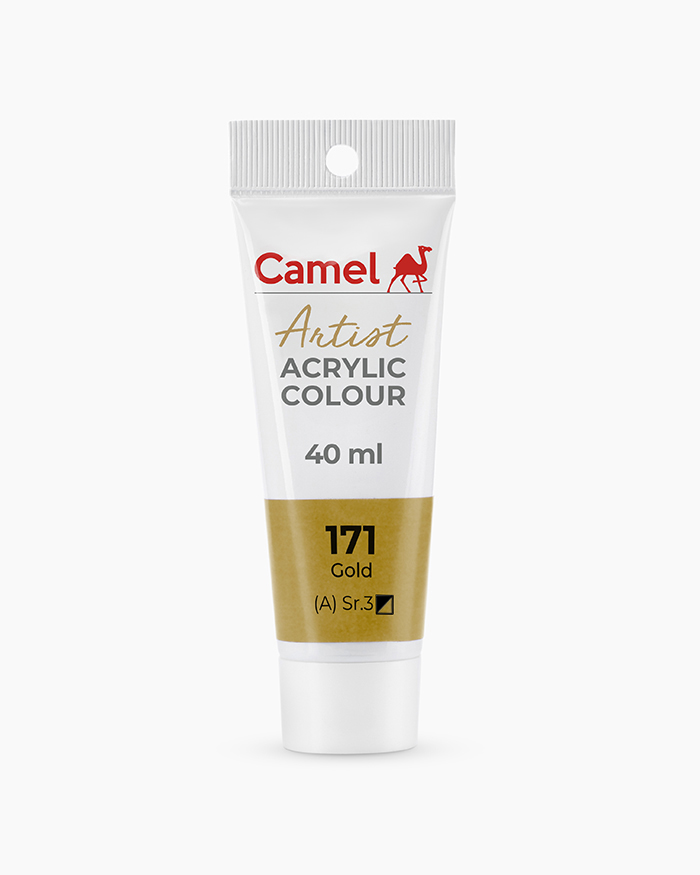 Camel Artist Acrylic Colours Gold